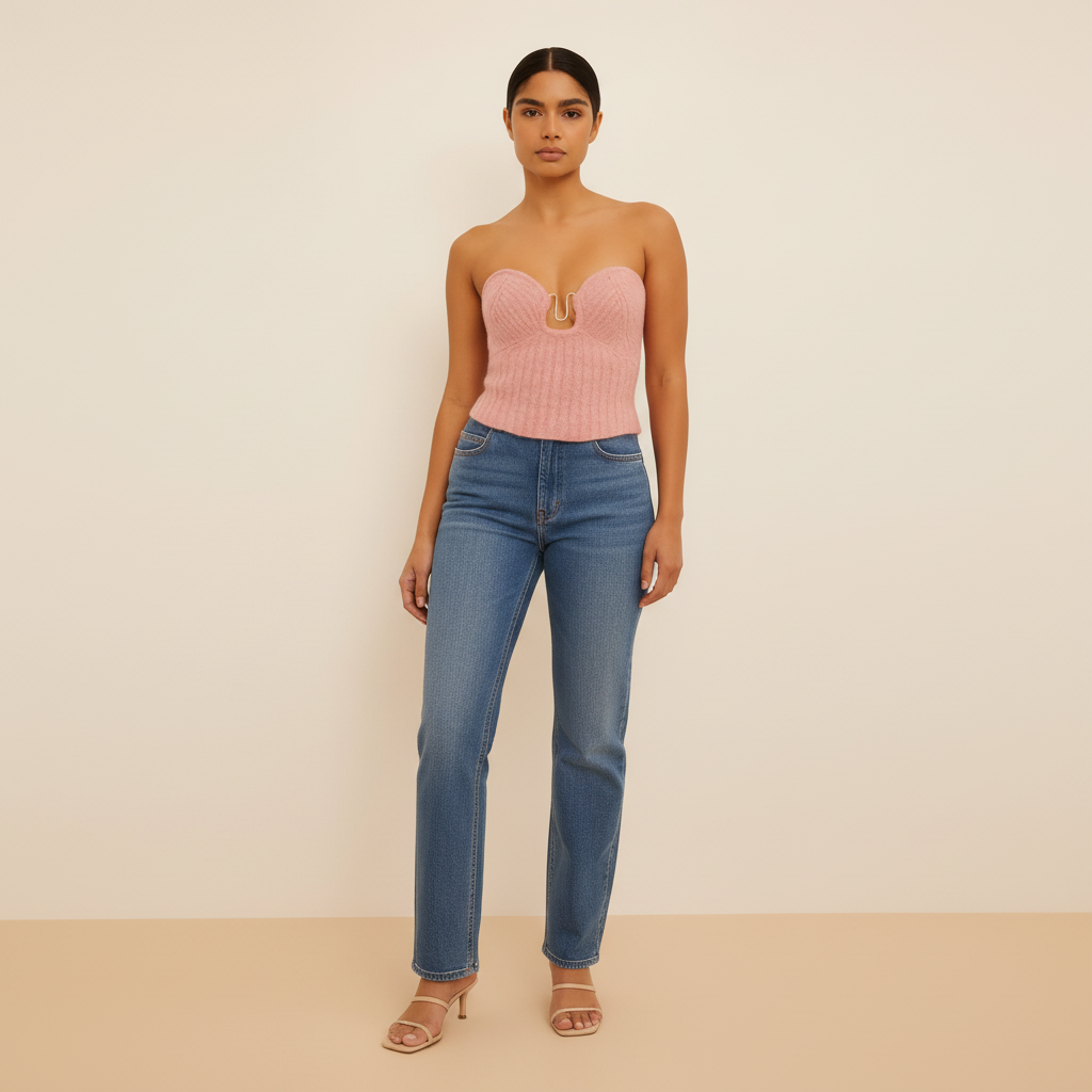 Sleek Knit Tube Top