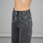High-Rise Wide Crop Jeans