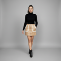 Faux Leather Mini Skirt