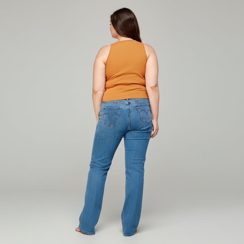 Ribbed Ruched Tank Plus Size