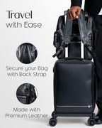 Genuine Leather Laptop Backpack
