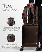 Genuine Leather Laptop Backpack