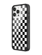 Checkers | Black iPhone Case