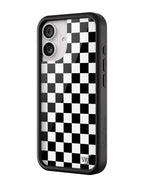 Checkers | Black iPhone Case
