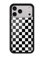 Checkers | Black iPhone Case