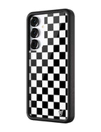 Checkers | Black Samsung Galaxy Case