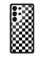 Checkers | Black Samsung Galaxy Case