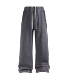 CHARCOAL PANEL SWEATPANTS