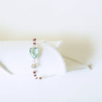 Green Amethyst Silver Isla Bracelet