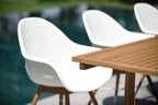Chamonix Resin and FSC Wood Arm Chairs - 2pc