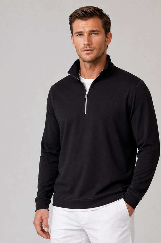 Buki Travel Half Zip - Black