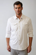 Buki's Cinqo Western Tech Shirt - White
