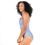Shoulder Tie One Piece Swimsuit