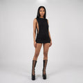 Hollow Cut-Out Mini Dress