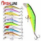 AFISHLURE Bass Wobblers Trout Fishing Lure  66mm/8g Minnow  Hard Baits Iscas Artificial Pesca Leurre