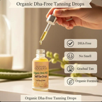 Organic DHA‑Free Tanning Drops – Gradual, No‑Odor Glow
