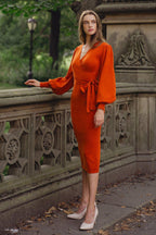 ADORABLE IDEAL SWEATER MIDI DRESS