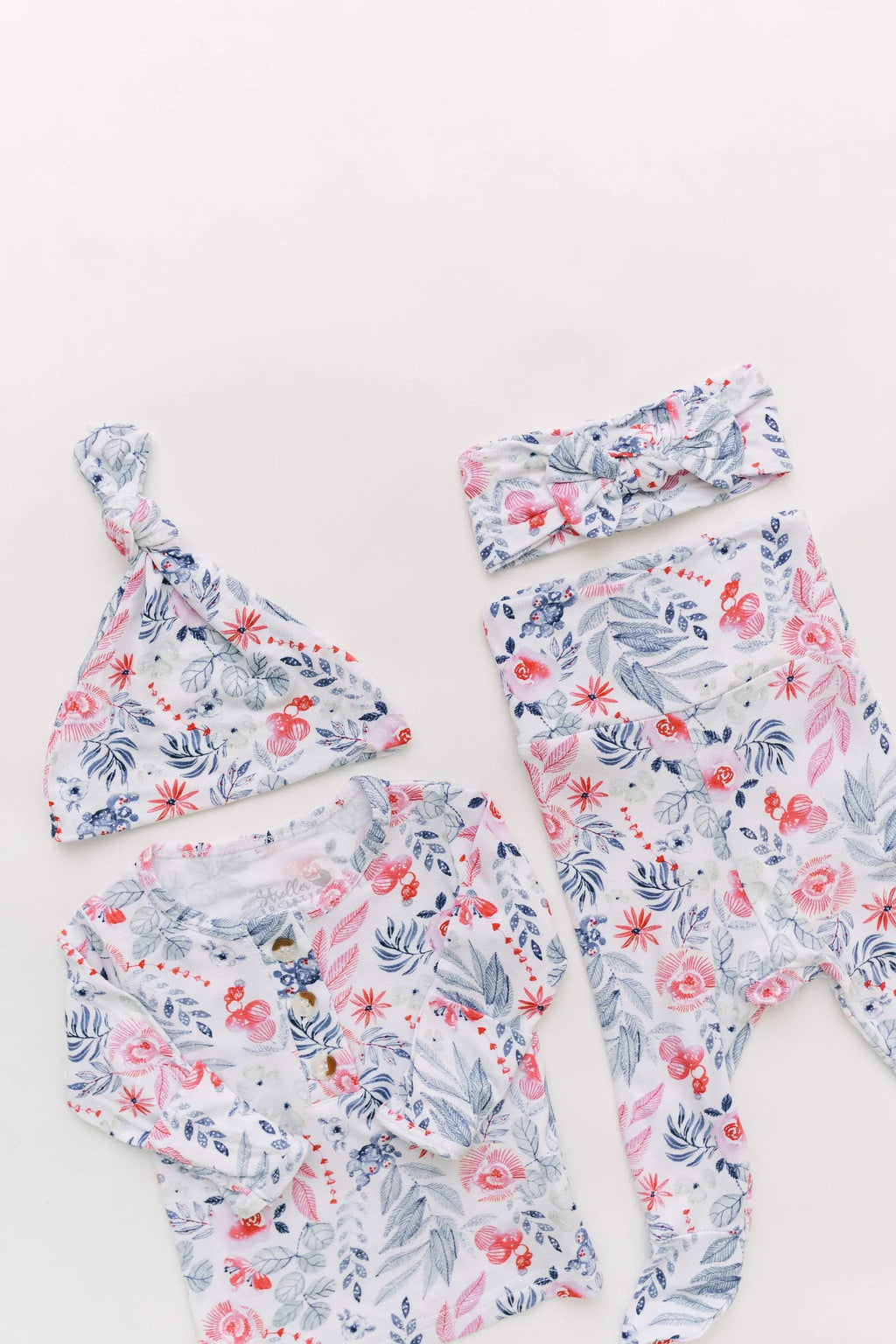 Newborn Baby Girl Coming Home Outfit – Baby Clothes Set NB–24 Months, Soft Modal Baby Outfit | Bloom