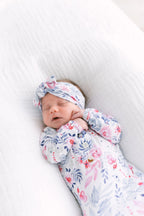 Stroller Society Newborn Gowns and Hat Set with Headband - Bloom