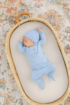 Newborn Baby Boy Outfit – Two-Piece Baby Clothes Set NB–24 Months, Soft Modal (Baby Blue)