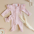 Organic Zip Footie Sets