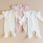 Organic Zip Footie Sets