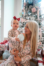 Pink Santa - Ribbed Bamboo Sleeper