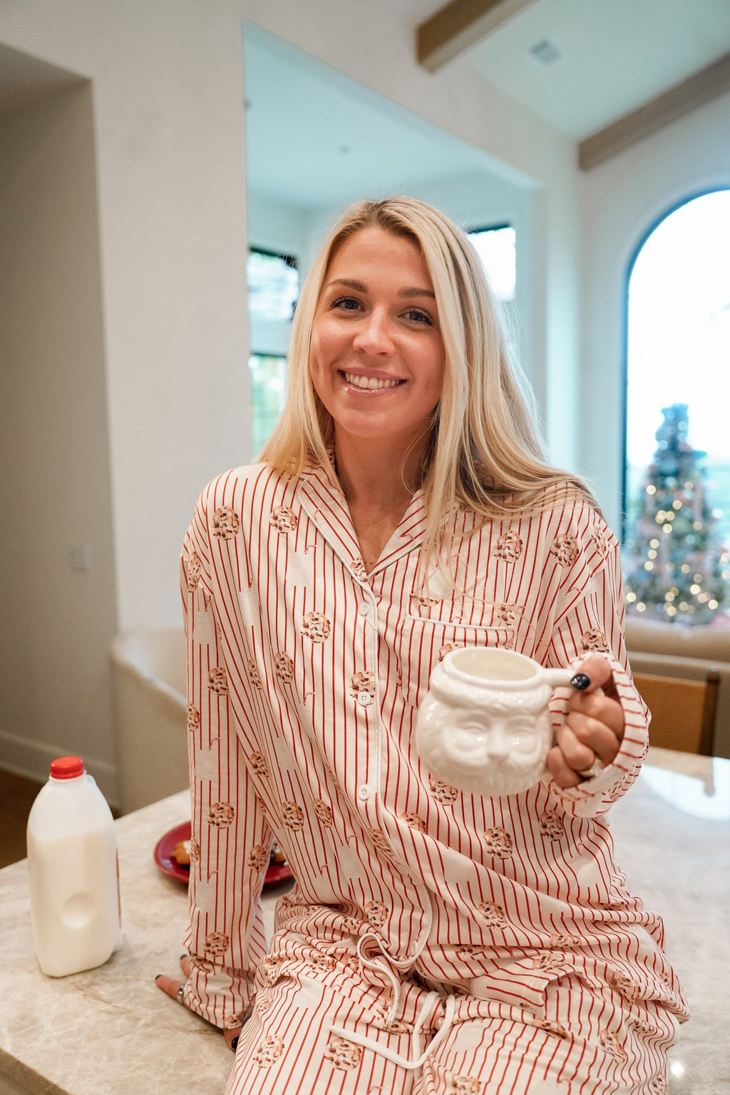 Milk & Cookies - Long Pajama Set