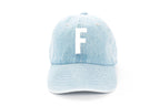 Denim Letter Baseball Hat