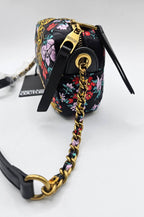 Versace Jeans Couture Floral Pattern Quilted Crossbody
