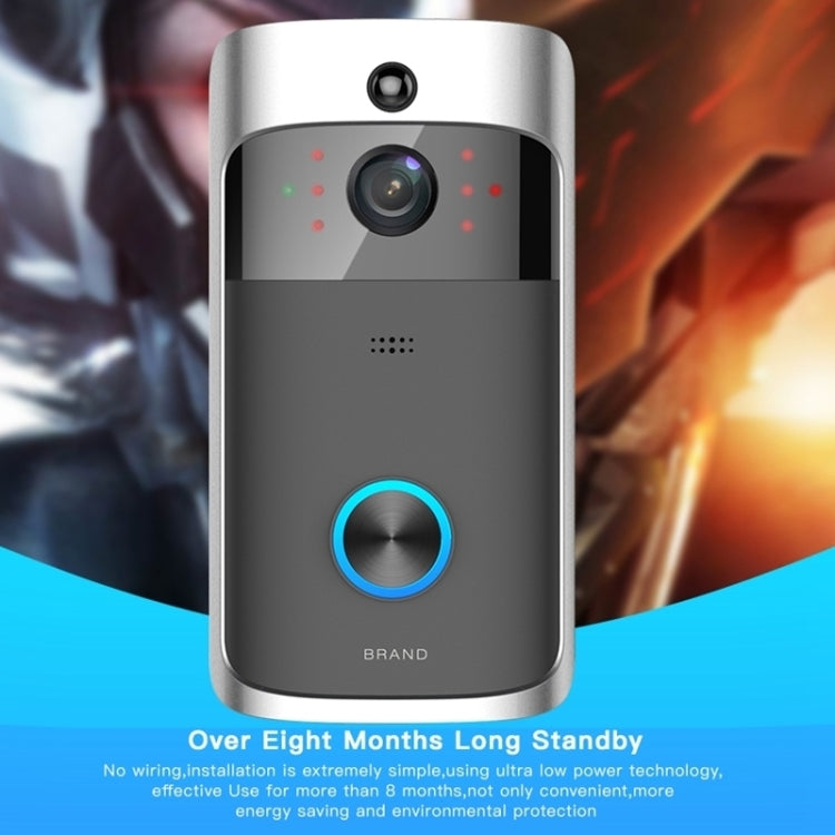 M3 720P Smart WIFI Ultra Low Power Video Visual Doorbell With Ding Dong Version(UK Plug)
