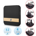 M3 720P Smart WIFI Ultra Low Power Video Visual Doorbell With Ding Dong Version(UK Plug)