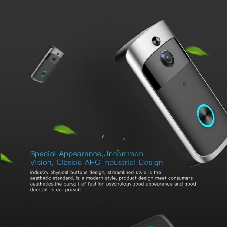 M3 720P Smart WIFI Ultra Low Power Video Visual Doorbell With Ding Dong Version(UK Plug)
