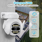 A8-C2 2MP Smart WiFi Surveillance IP Camera, Dual-light Full Color Night Vision / Two Way Audio / TF Card, Power Plug:EU Plug(White)