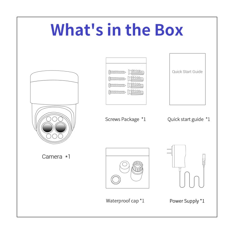 ESCAM G03 2x4MP Dual Lens Zoom 8X Dual Light Source WiFi Camera Support Two-way Voice & Motion Detection(EU Plug)