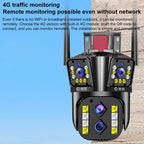DF-3HBJ 8MP HD IP66 Waterproof Outdoor WiFi IP Camera Support  HD Night Vision, Plug:UK Plug