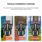 DF-3HBJ 8MP HD IP66 Waterproof Outdoor WiFi IP Camera Support  HD Night Vision, Plug:EU Plug