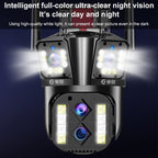 DF-3HBJ 8MP HD IP66 Waterproof Outdoor WiFi IP Camera Support  Dual Light Source / Outside Lamp, Plug:US Plug
