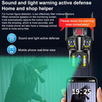 DF-3HBJ 8MP HD IP66 Waterproof Outdoor WiFi IP Camera Support  Dual Light Source / Outside Lamp, Plug:US Plug