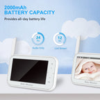 ABM201 4.5 inch Wireless Video Night Vision Baby Monitor Security Camera(EU Plug)