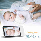 ABM700 5 inch Wireless Video Night Vision Baby Monitor Security Camera(EU Plug)