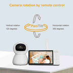 ABM700 5 inch Wireless Video Night Vision Baby Monitor Security Camera(EU Plug)