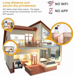 ABM700 5 inch Wireless Video Night Vision Baby Monitor Security Camera(EU Plug)