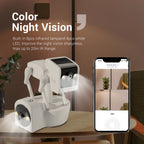 ESCAM PT212 4MP Dual Lens Robot Dog WiFi Camera Supports Cloud Storage/Two-way Audio/Night Vision, Specification:EU Plug
