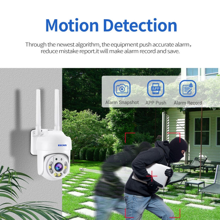 ESCAM TV114 4MP WiFi Camera Support Two-Way Voice & Night Vision & Motion Detection, Specification:EU Plug