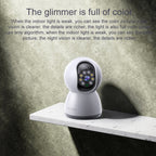 Yesido KM11 3.0MP Full Color Day and Night Smart 2.4G WIFI Camera, Specification:UK Plug