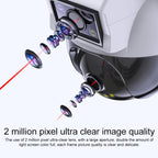 Yesido KM12 2.0MP Dual Lens Full Color HD Camera, Specification:UK Plug