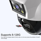 Yesido KM12 2.0MP Dual Lens Full Color HD Camera, Specification:EU Plug