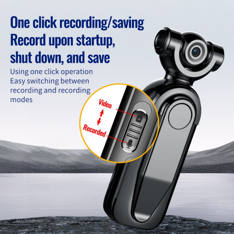 JNN C11 1080P High Definition Audio Video Recorder, Memory:256GB(Black)