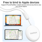 MOMAX BR7 PINPOP Wireless Location Anti-lost Device(Black)